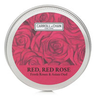 Carroll & Chan 100% Beeswax Mini Tin Candle, Red Rose & Asian Oud